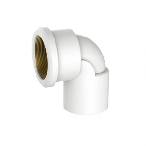 (15)FEMALE ELBOW (BRASS)