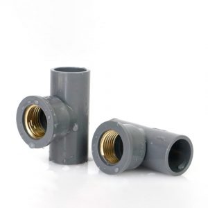 30 SCH80 FEMALE TEE(COPP ER THREAD) (BSPT)