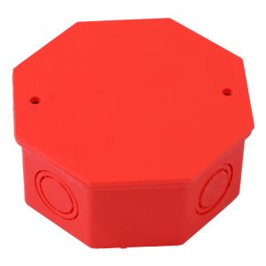 Orange Color Pvc Octagon Junction Box